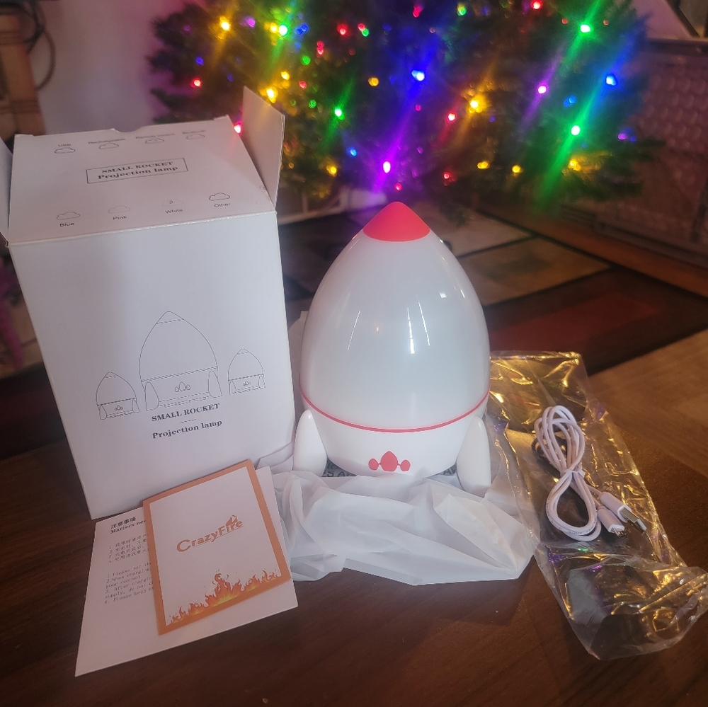 Small Rocket Projection Lamp